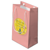 Bootsfahrt Kleine Geschenktüte (Rückseite Schrägansicht)