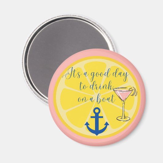 Bootsfahrt Magnet (Vorderseite/Rückseite)