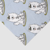 Bootsfahrt Nautical American Eskimo Dog Niedlich Seidenpapier (Ausschnitt)