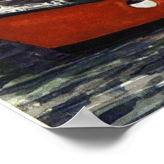 'Bootsfahrt' Print Poster (Ecke)