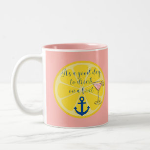 Bootsfahrt Zweifarbige Tasse