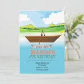 Bootsfeier Einladung (Stehend Vorderseite)