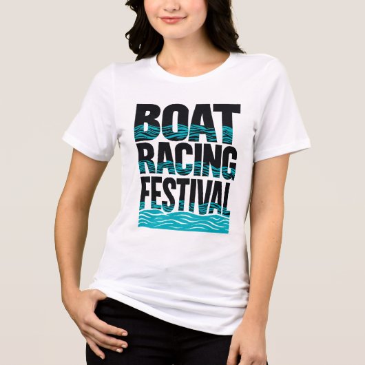 Bootsfestspiele Tri-Blend Shirt (Vorderseite)