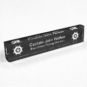 Bootsführer Desk Name Teller Namensplakette
