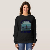 Bootsführer für Bootsbesitzer Anker Sweatshirt (Vorne ganz)