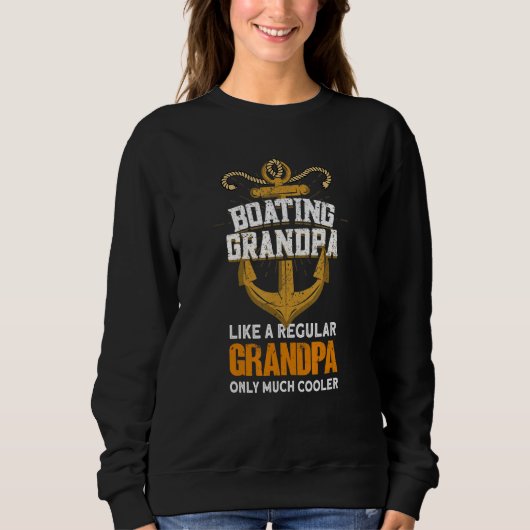 Bootsführer Mens Oper Motorboot Sweatshirt (Vorderseite)