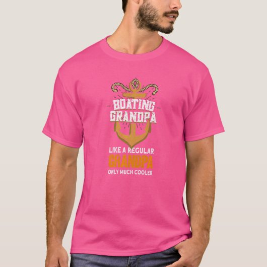 Bootsführer Mens Oper Motorboot T-Shirt (Vorderseite)
