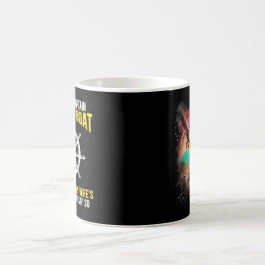 Bootsführer Sailing Skipper Boat Spaß Kaffeetasse (Mittel)