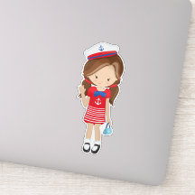 Bootsführer, Skipper, Braunhaar, Niedliches Mädche