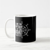 Bootsgeschenke Ich bin der Kapitän dieses Bootes S Kaffeetasse (Links)