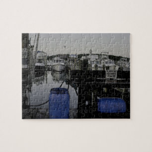 Bootshafen in Montauk New York Puzzle