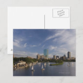 Bootshaus im Charles River in der Esplanade Postkarte (Vorne/Hinten)