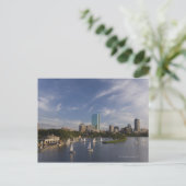 Bootshaus im Charles River in der Esplanade Postkarte (Stehend Vorderseite)