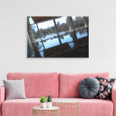 Bootshaus Leinwanddruck (Insitu (Wohnzimmer))