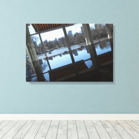 Bootshaus Leinwanddruck (Insitu (Holzboden))