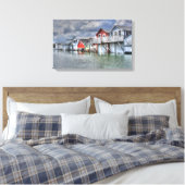Bootshaus Leinwanddruck (Insitu (Schlafzimmer))
