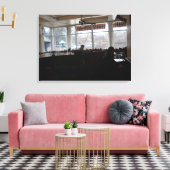 Bootshaus Leinwanddruck (Insitu (Wohnzimmer))