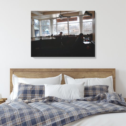 Bootshaus Leinwanddruck (Insitu (Schlafzimmer))