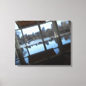 Bootshaus Leinwanddruck (Vorderseite)