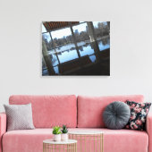 Bootshaus Leinwanddruck (Insitu (Wohnzimmer))