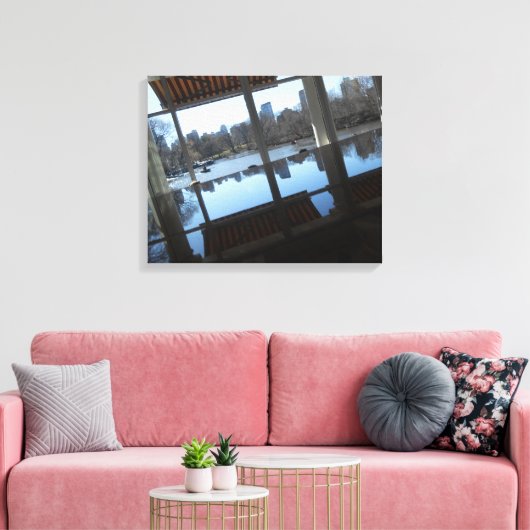 Bootshaus Leinwanddruck (Insitu (Wohnzimmer))