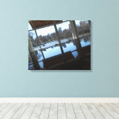 Bootshaus Leinwanddruck (Insitu (Holzboden))