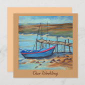 Bootshochzeit Einladung (Vorne/Hinten)