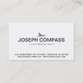 Bootsikone Visitenkarte (Rückseite)