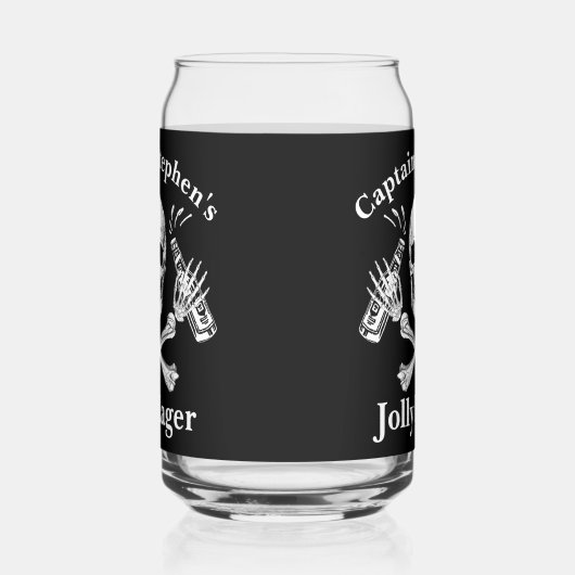 Bootskapitän Jolly Lager Custom Beer Pirate Thema Dosenglas (Links)