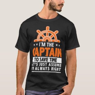 Bootskapitän Shirt, Bootlovers Geschenk, Bootskap T-Shirt