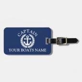 Bootskapitänseeschiffsanker Gepäckanhänger (Vorderseite horizontal)