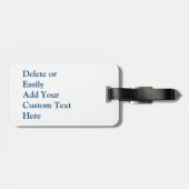 Bootskapitänseeschiffsanker Gepäckanhänger (Rückseite horizontal)