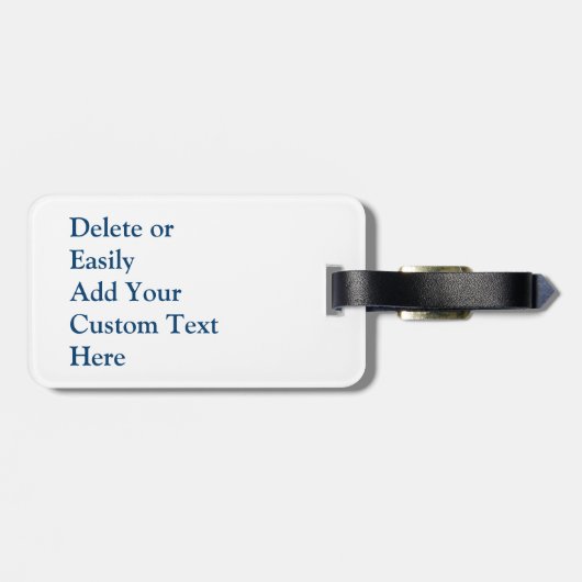 Bootskapitänseeschiffsanker Gepäckanhänger (Rückseite horizontal)