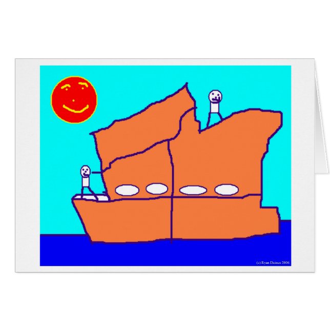 Bootskarte (Vorderseite (Horizontal))