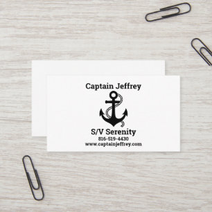Bootskarte für Segelbegeisterte Visitenkarte