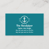 Bootskarte Visitenkarte (Vorderseite)