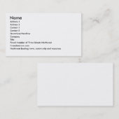 Bootskarten Visitenkarte (Vorne/Hinten)