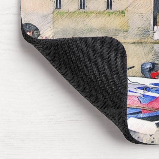 Bootslandschaft Mousepad (Ecke)