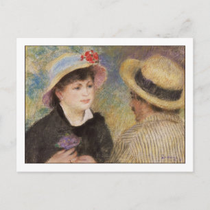 Bootsleutepaar von Pierre Auguste Renoir Postkarte