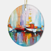 Bootsliegeplatz Keramik Ornament (Links)