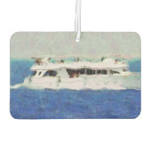 Bootsmalerei Autolufterfrischer (Rückseite)