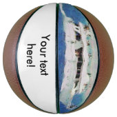 Bootsmalerei Basketball (Vertikal)