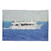 Bootsmalerei Kissenbezug (Rückseite)