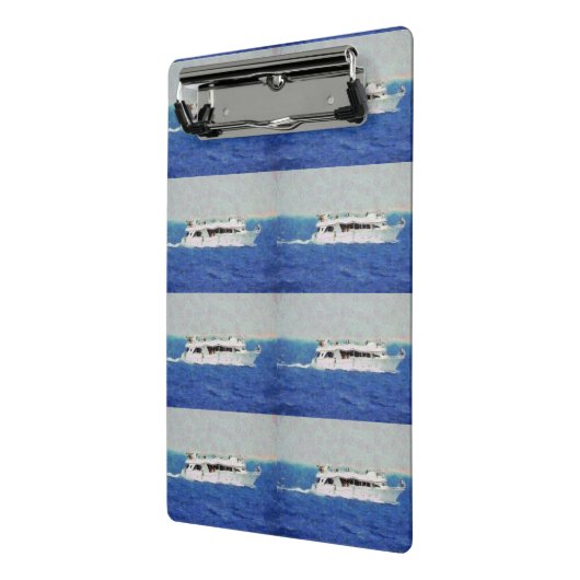 Bootsmalerei Mini Klemmbrett (Gewinkelt2)