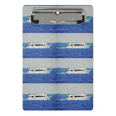 Bootsmalerei Mini Klemmbrett (Vorderseite)