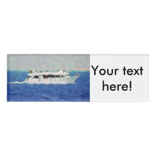 Bootsmalerei Namenschild