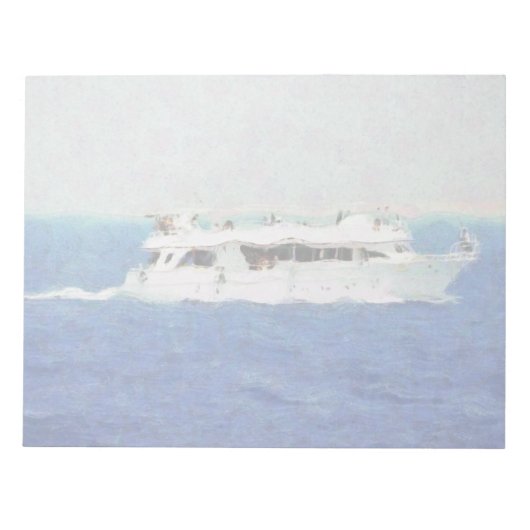 Bootsmalerei Notizblock (Vorderseite)