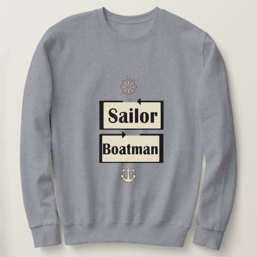 Bootsmann Sweatshirt (Design vorne)