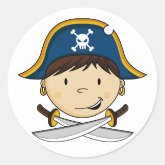 Bootsschild Runder Aufkleber