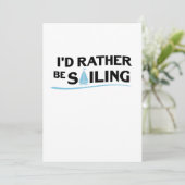 Bootssegelgeschenk Herzschlag Funny Sailboat (Stehend Vorderseite)